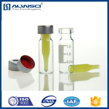 Chromatography aluminum crimp top vial with plastic cap 11mm